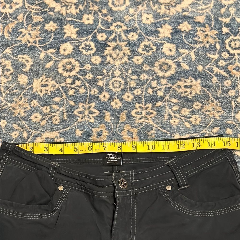 Kuhl Blue Cargo Outdoor Gorpcore Pants Camping Woods Mountains Hiking - Picture 14 of 15
